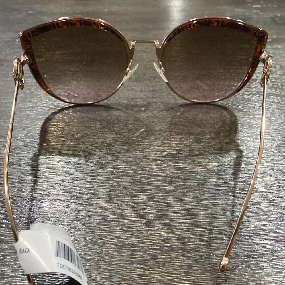 Fendi 58mm Metal Butterfly Sunglasses - Picture 6 of 7